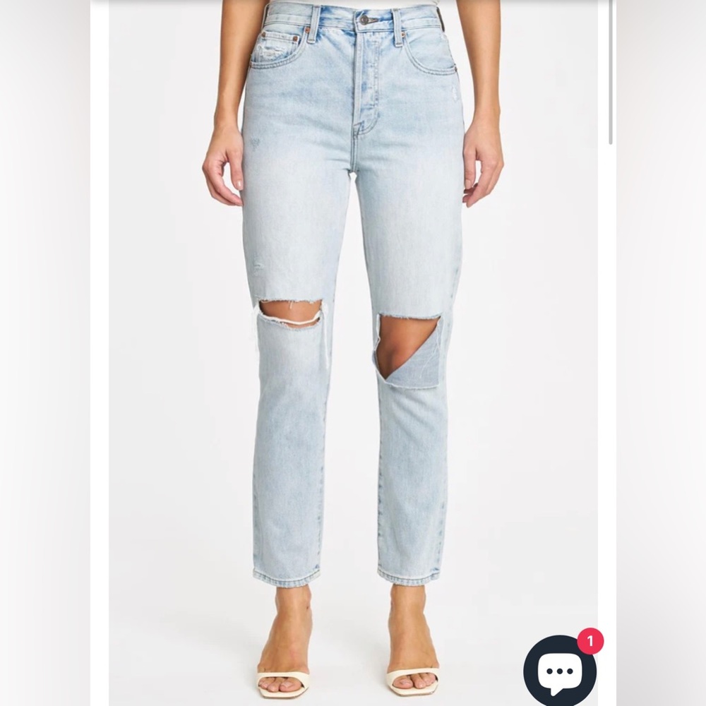 SOLD PISTOLA KEATON HIGH RISE SLIM STRAIGHT LEG JEAN